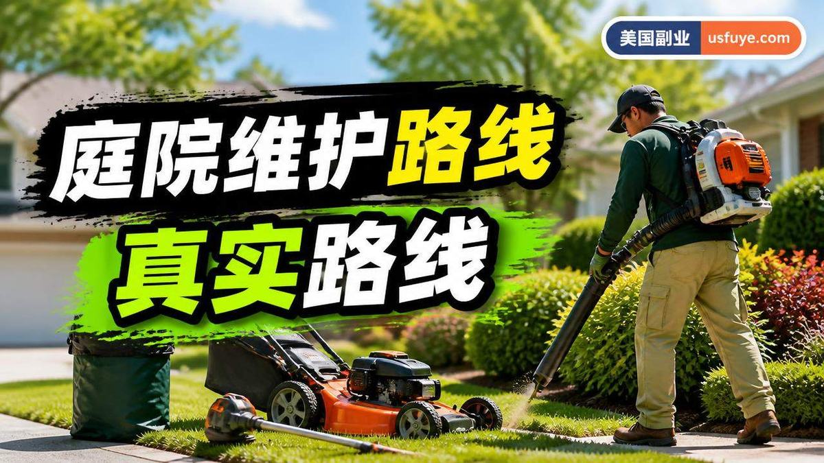 美国庭院维护路线小生意怎么开始