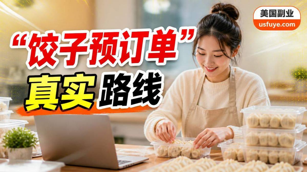 美国饺子预订单小生意怎么开始