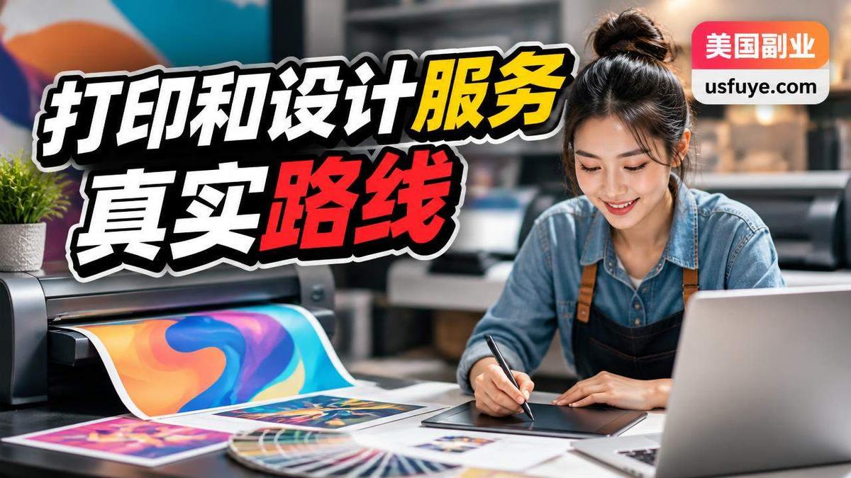 美国打印和设计服务小生意怎么开始