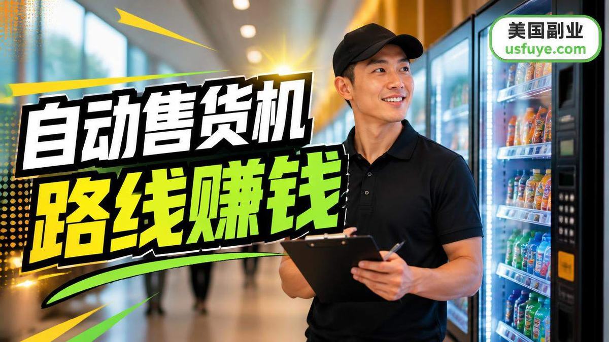 美国自动售货机路线小生意怎么开始:真实经验分享