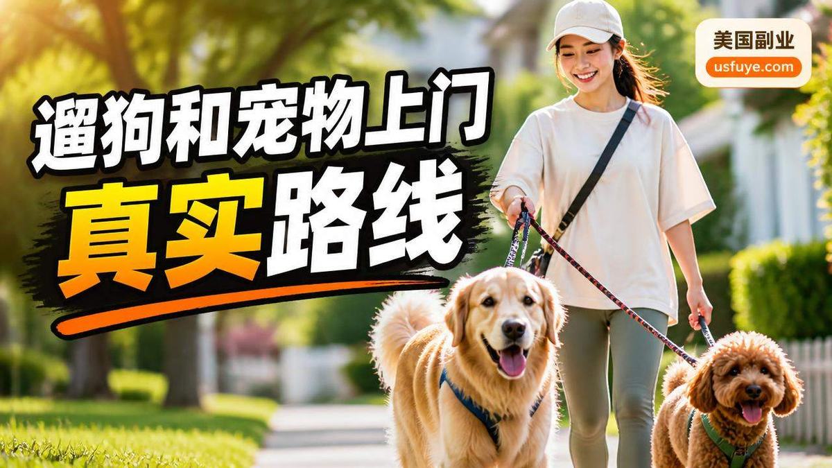 美国遛狗和宠物上门副业怎么做