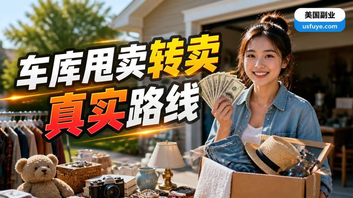 美国车库甩卖转卖副业怎么做:从小测试开始