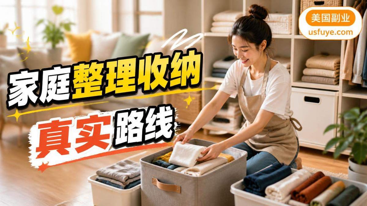 美国家庭整理收纳副业怎么做:从小测试开始