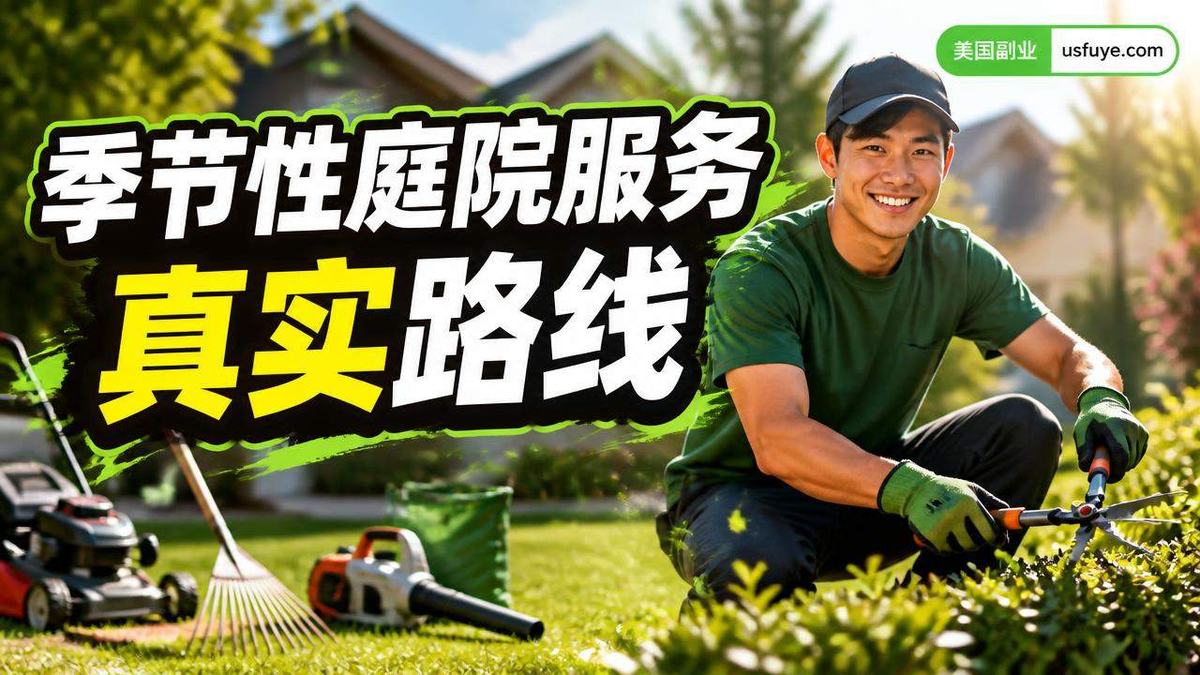 美国季节性庭院服务副业怎么做:从小测试开始