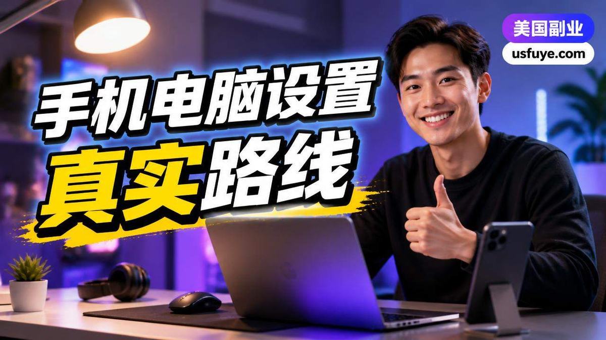 美国手机电脑设置副业怎么做:从小测试开始
