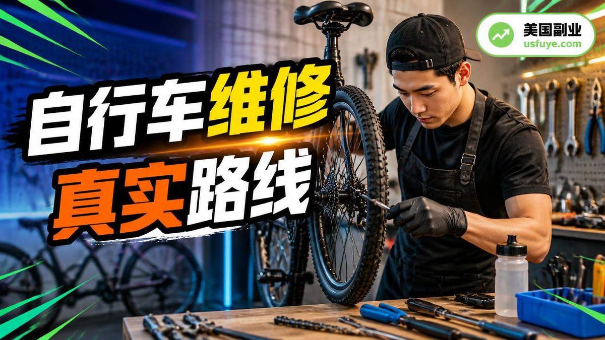 美国自行车维修副业怎么做：我的真实经验分享