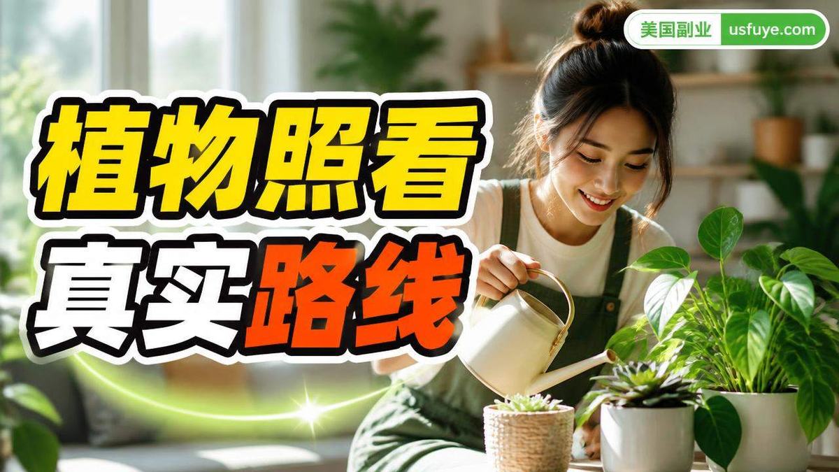 美国植物照看副业怎么做：从小测试开始